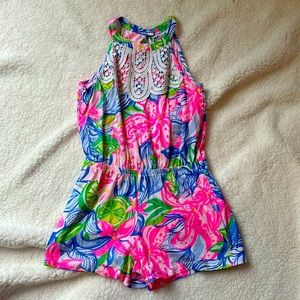 Girls size large 8/10 Lilly Pulitzer romper